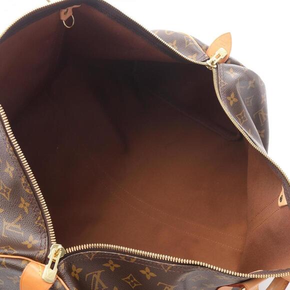LOUIS VUITTON Brown Monogram Leather Boston Bag - Picture 3 of 9
